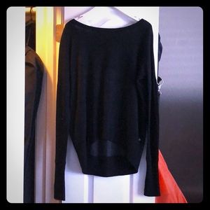 Lululemon Reversible High-Low Black Sweater
